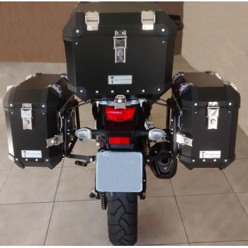 Conjunto Baú Lateral + Top Case + Suportes - Vstrom DL1000 (2014+)